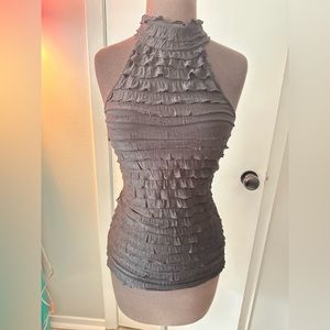 XS ruffled dress shirt